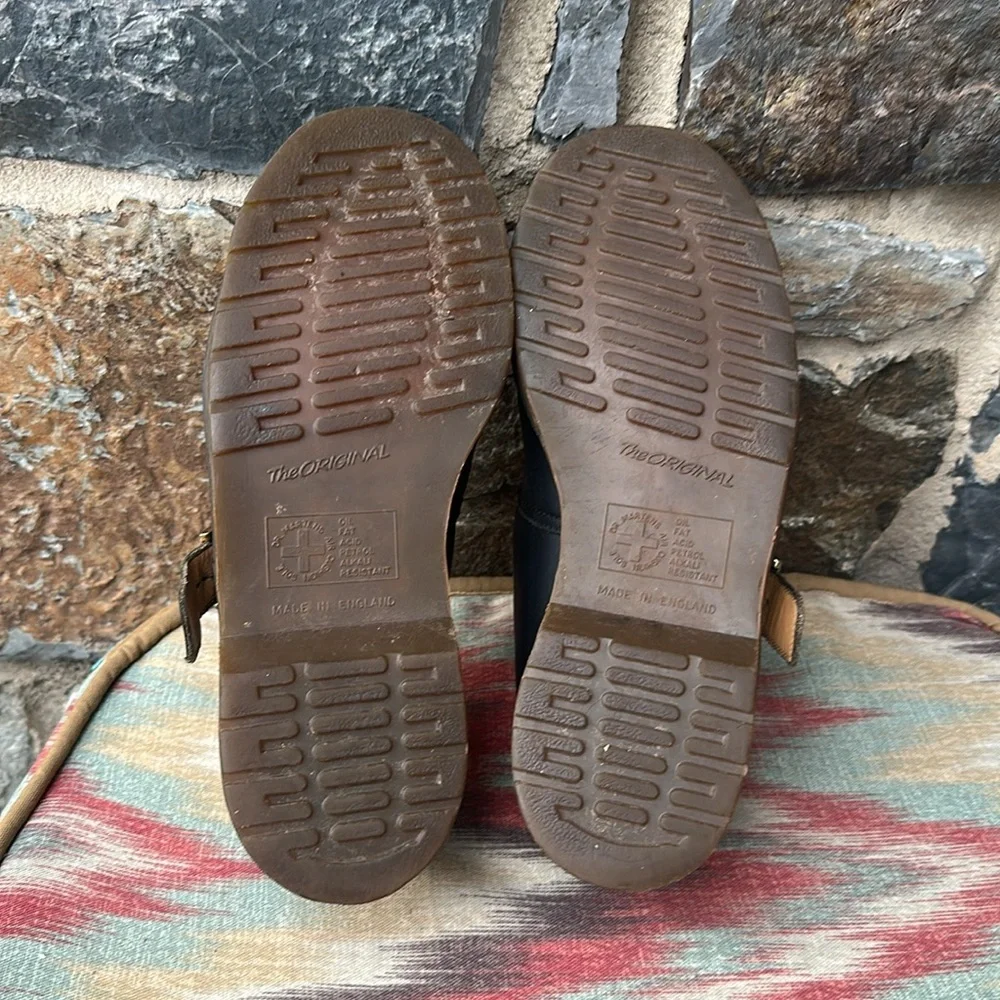 Rare Vintage Dr. Martens 8064 Made in England Fisherman Sandals Black 6